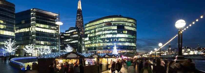 Christmas by the river