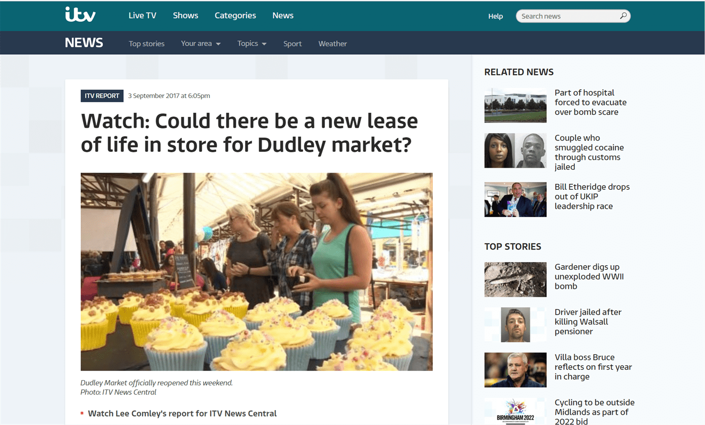 ITV News on Dudley’s Big Day Out 2017