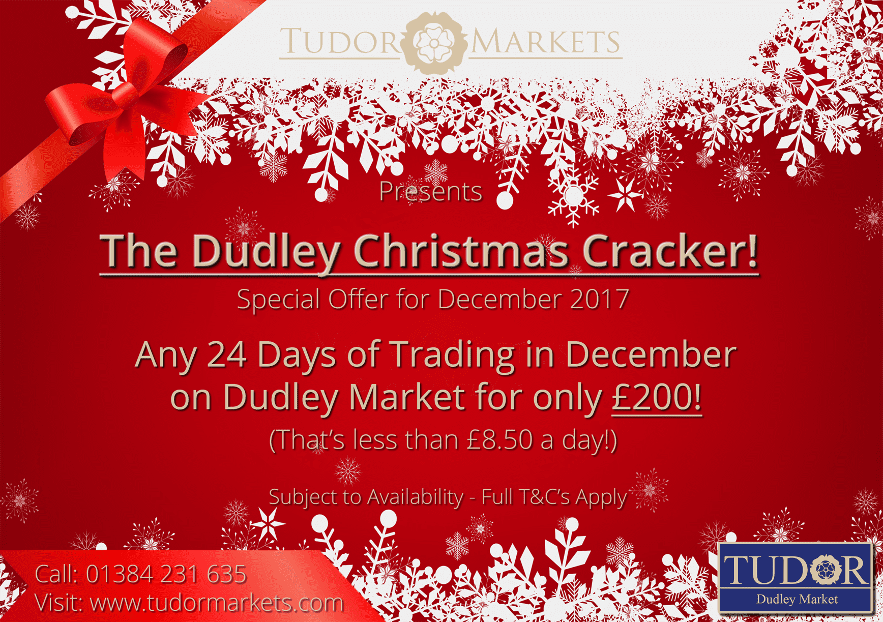 Dudley Market’s Christmas Cracker 2017