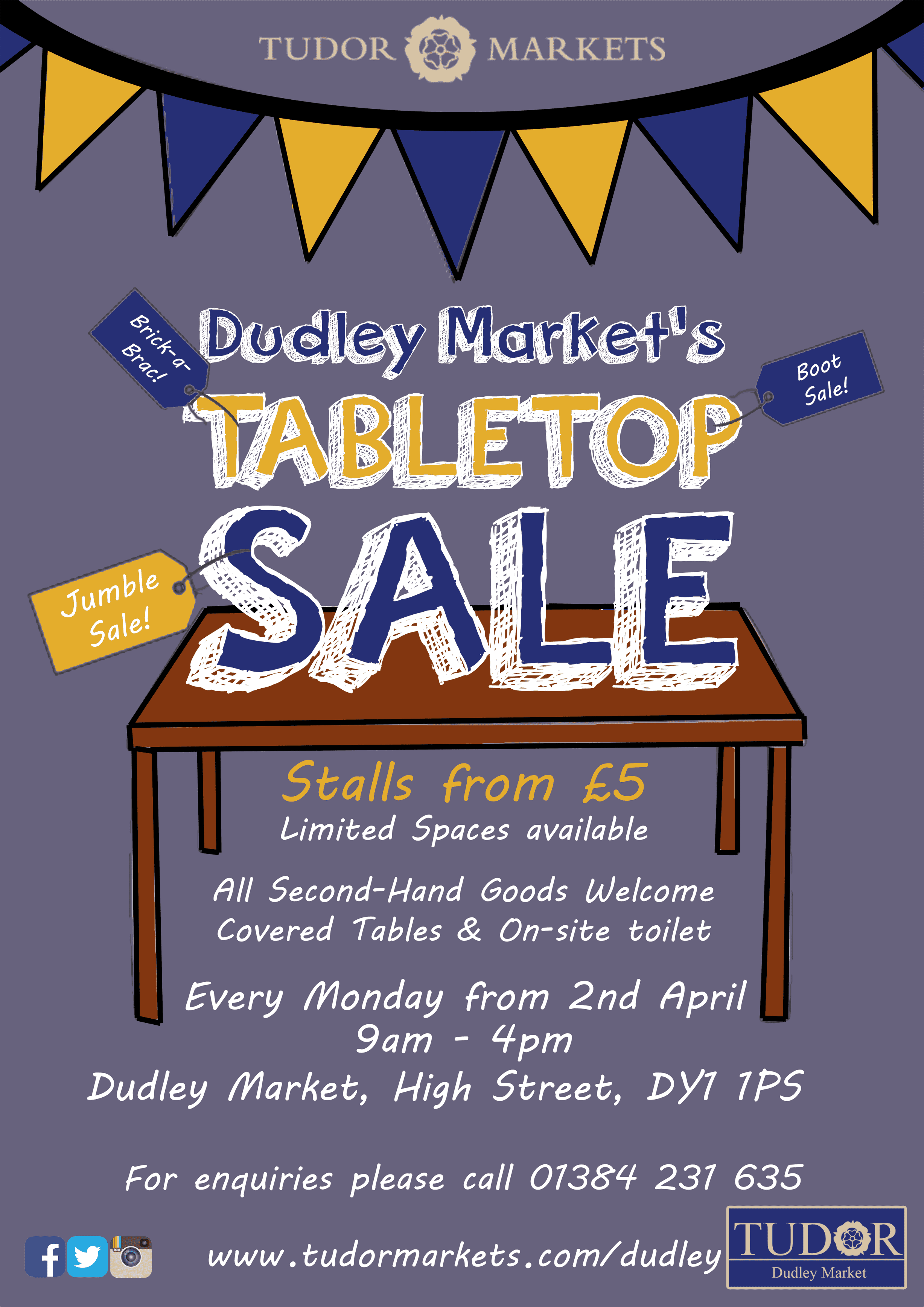 Dudley Market’s Tabletop Sale
